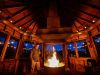 NoSeeUm Lodge gazebo with fireplace
